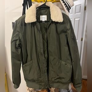 Old Navy Dark Green Quilted Jacket